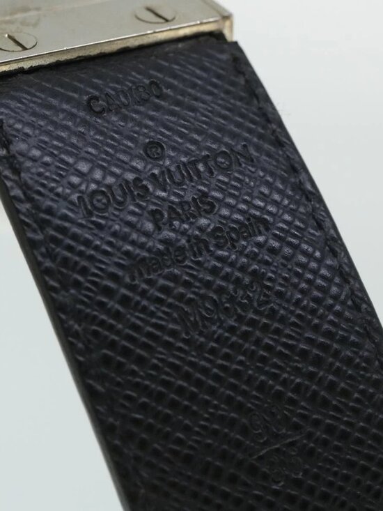 LOUIS VUITTON Damier Graphite Ceinture Inventeur Tour Belt